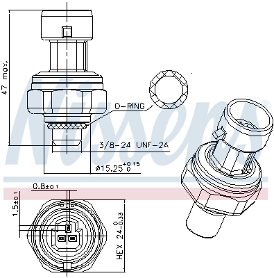 Comutator presiune aer conditionat