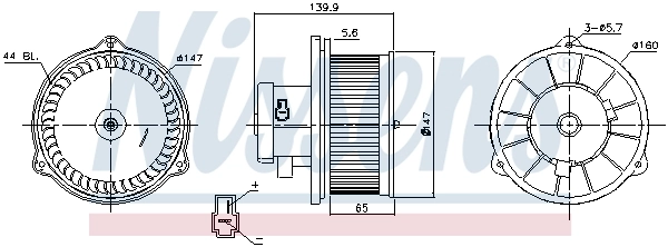 Ventilator habitaclu