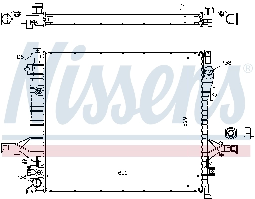 Radiator racire motor