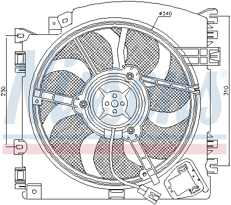 Ventilator radiator racire