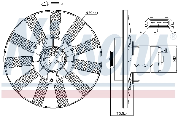 Ventilator radiator racire