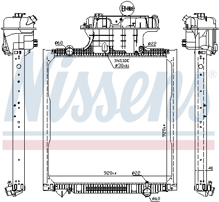 Radiator racire motor