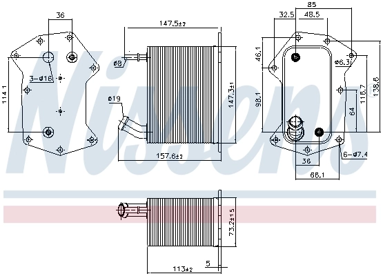 Radiator ulei / termoflot