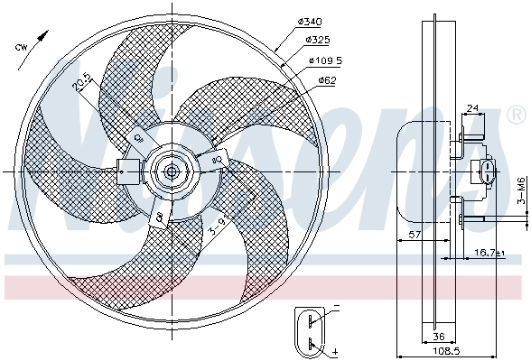 Ventilator radiator racire