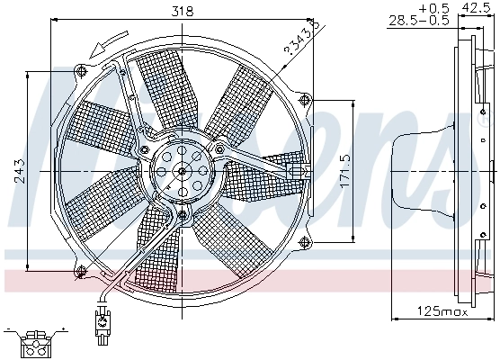 Ventilator radiator racire