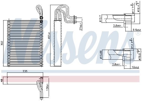 Evaporator aer conditionat