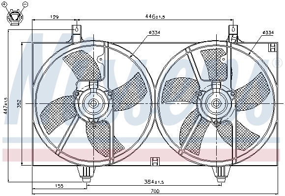 Ventilator, radiator