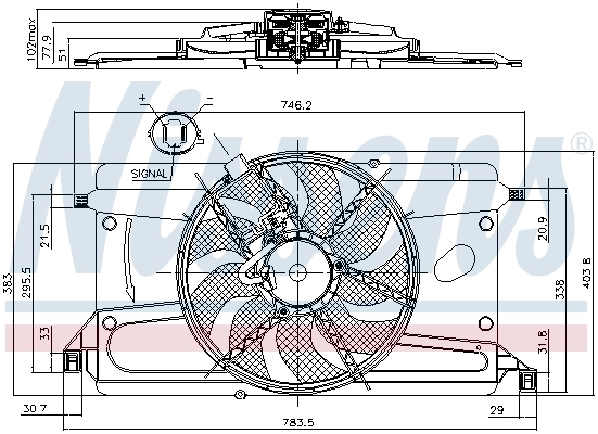 Ventilator radiator racire