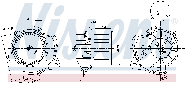 Ventilator habitaclu