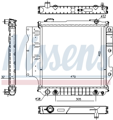 Radiator racire motor