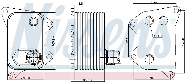 Radiator ulei, ulei motor