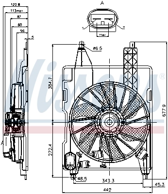 Ventilator radiator racire