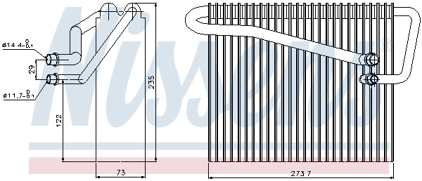 Evaporator aer conditionat