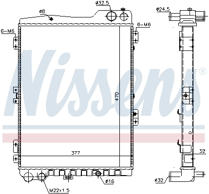 Radiator racire motor