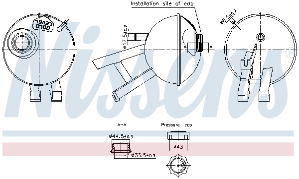 Vas expansiune lichid racire