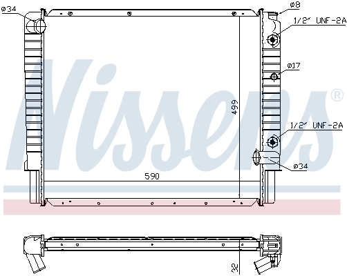 Radiator racire motor