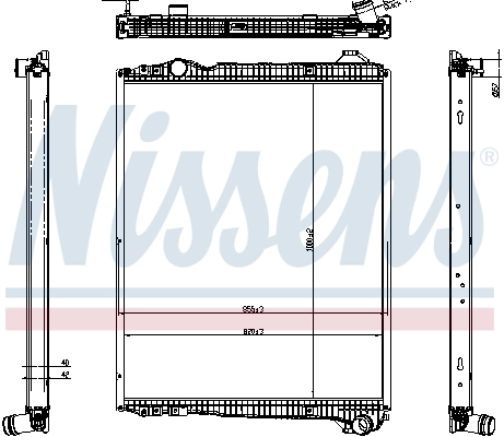 Radiator racire motor