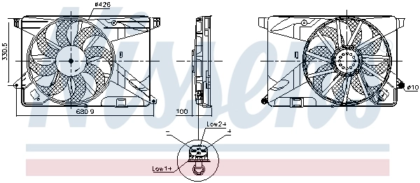 Ventilator radiator racire
