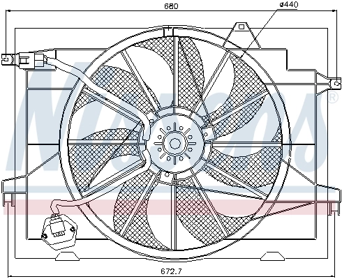 Ventilator radiator racire