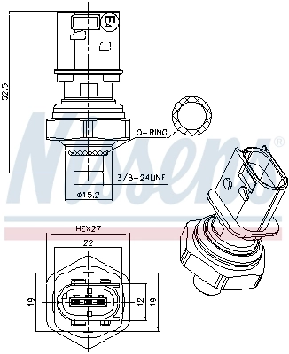 Comutator presiune aer conditionat