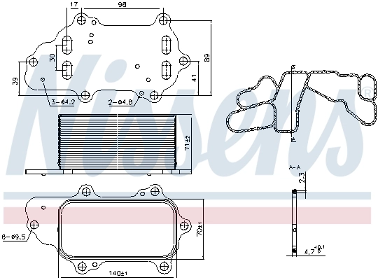 Radiator ulei, ulei motor
