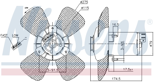 Ventilator radiator racire