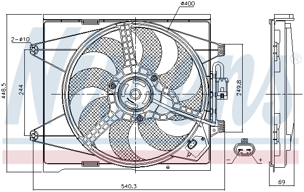 Ventilator radiator racire