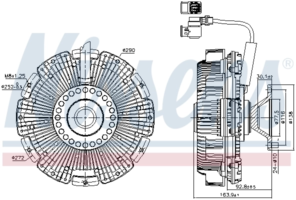Cupla ventilator radiator