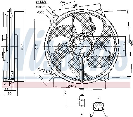 Ventilator radiator racire