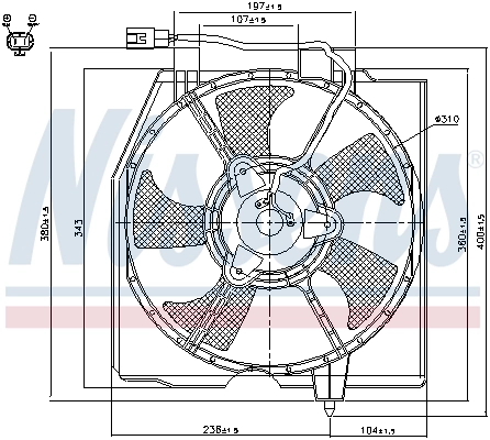 Ventilator radiator racire