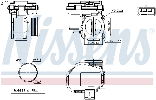 Carcasa clapeta acceleratie