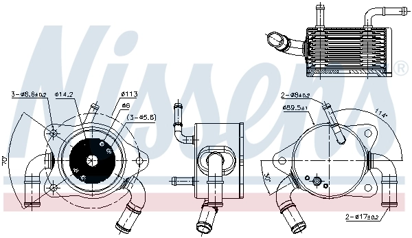 Radiator racire ulei cutie viteze automata