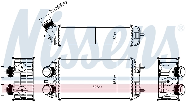 Intercooler, compresor