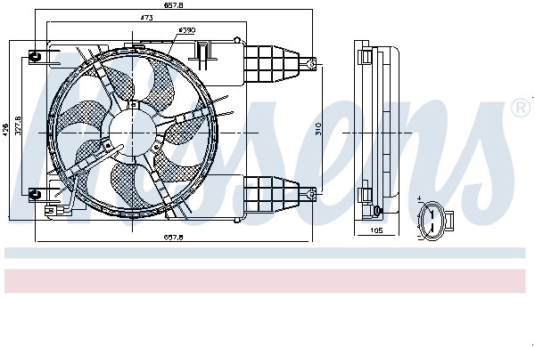 Ventilator radiator racire