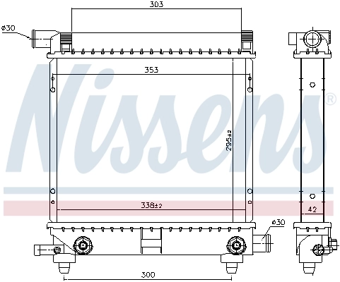 Radiator racire motor