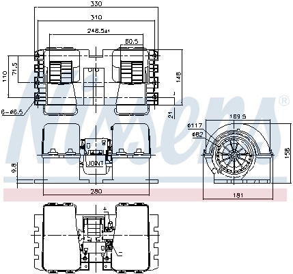 Ventilator habitaclu