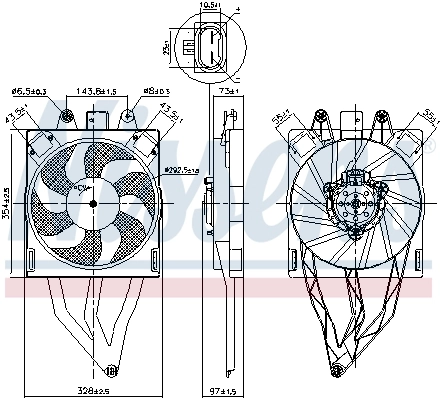 Ventilator radiator racire