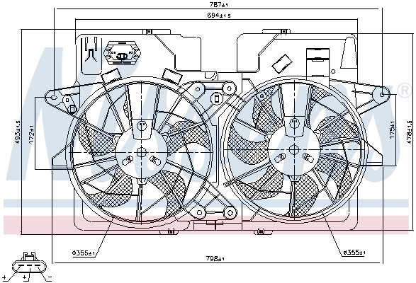 Ventilator radiator racire