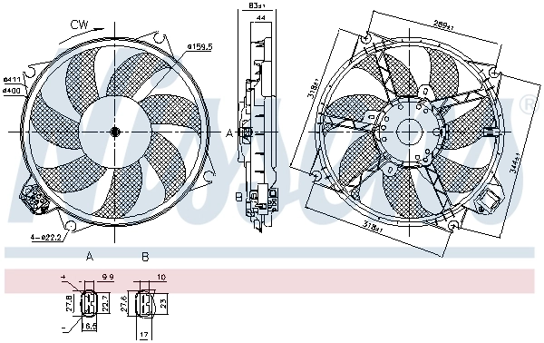 Ventilator radiator racire