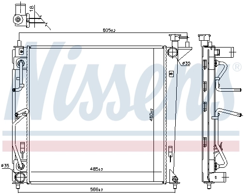 Radiator racire motor