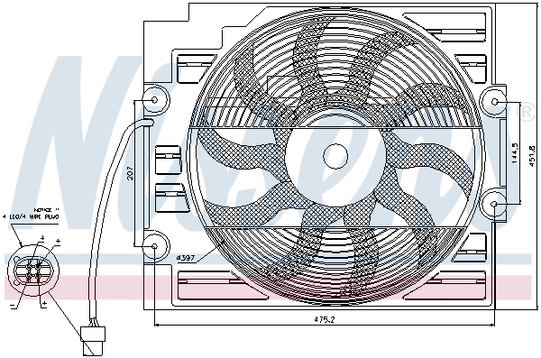 Ventilator radiator racire
