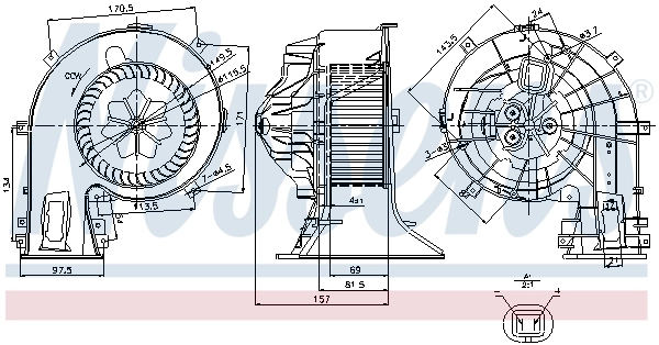 Ventilator habitaclu