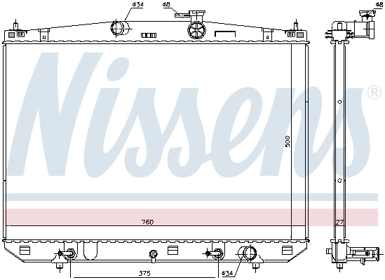 Radiator racire motor