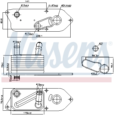 Radiator ulei / termoflot