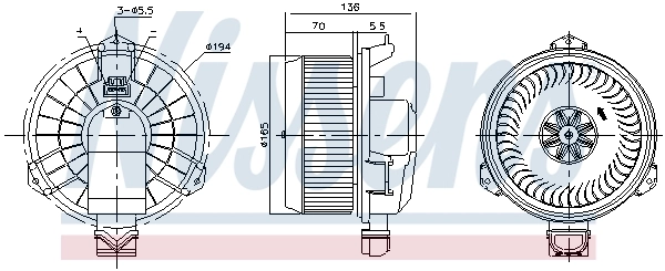 Ventilator habitaclu
