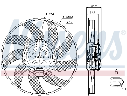 Ventilator radiator racire