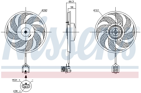 Ventilator radiator racire