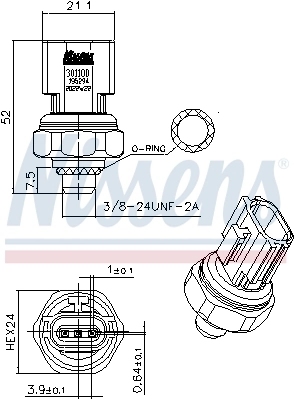 Comutator presiune aer conditionat