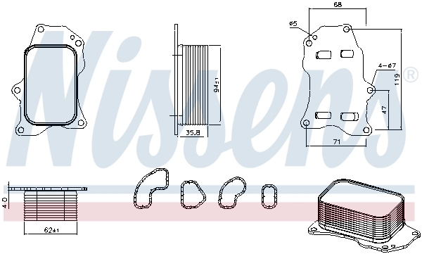 Radiator ulei / termoflot