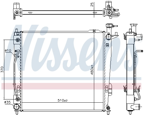 Radiator racire motor